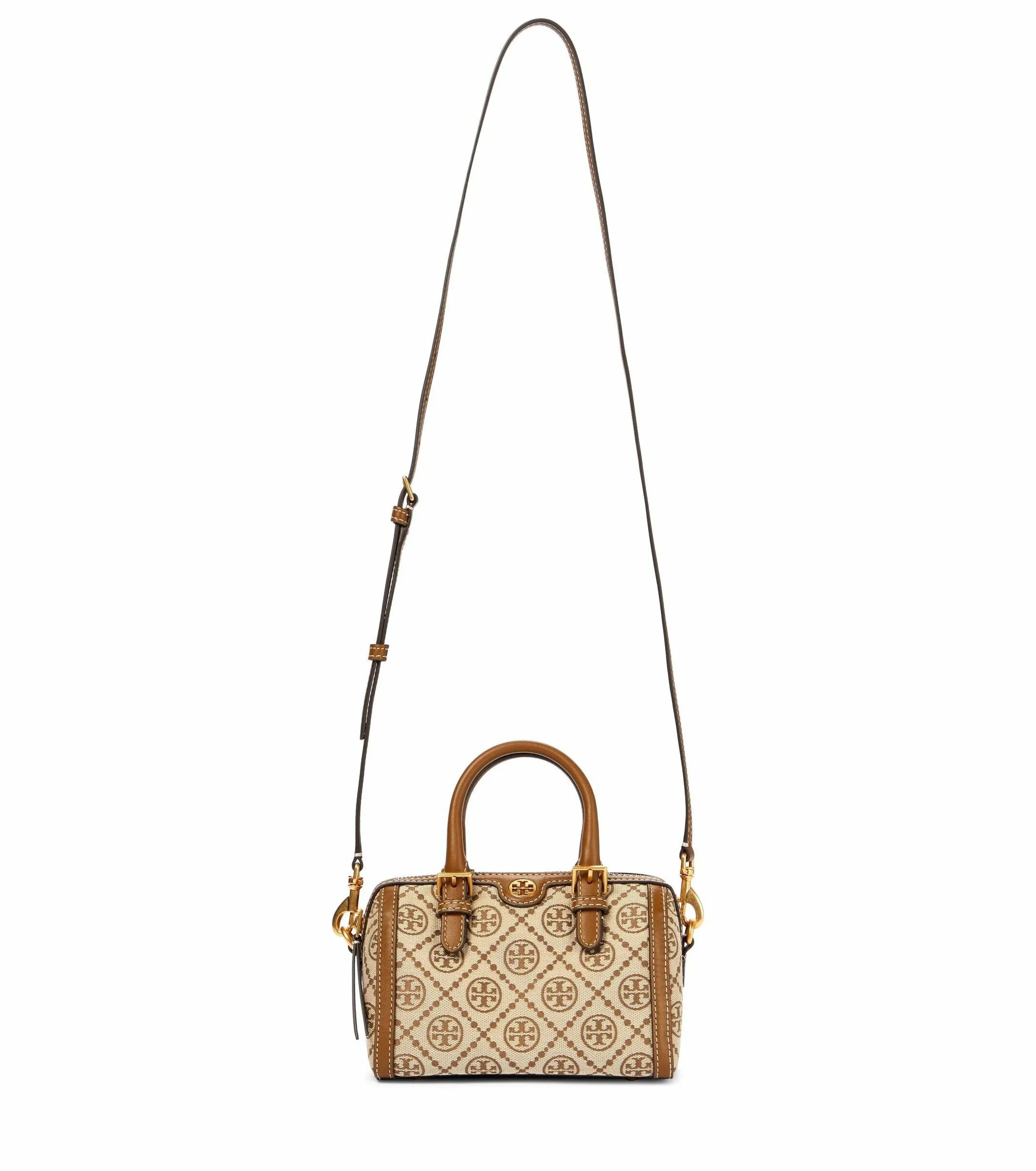 Tory Burch T Monogram Jacquard Barrel Petite Bag
