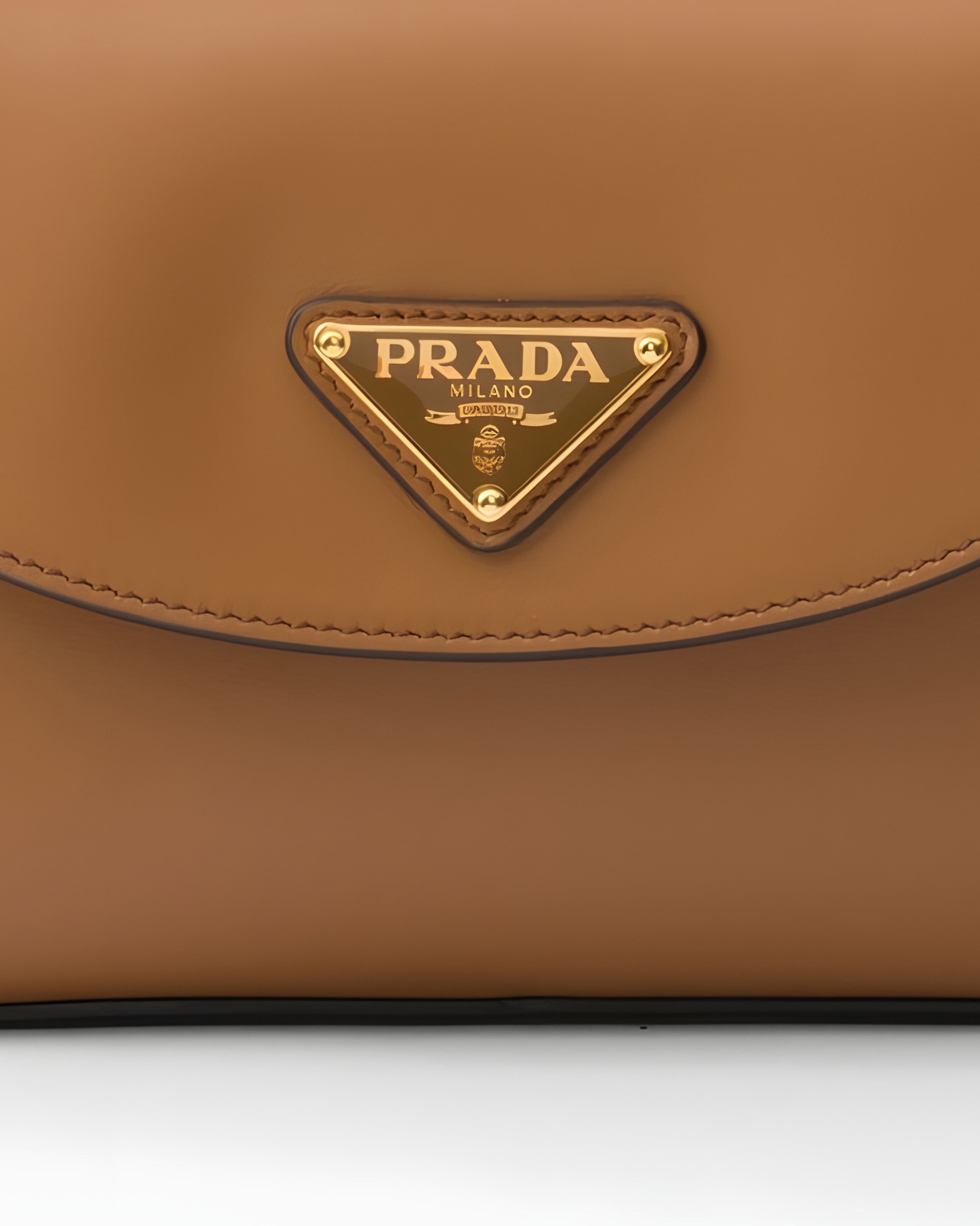 PRADA Flap Shoulder Bag in Leather