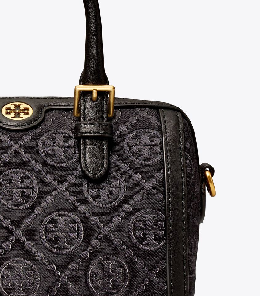 Tory Burch T Monogram Jacquard Barrel Petite Bag