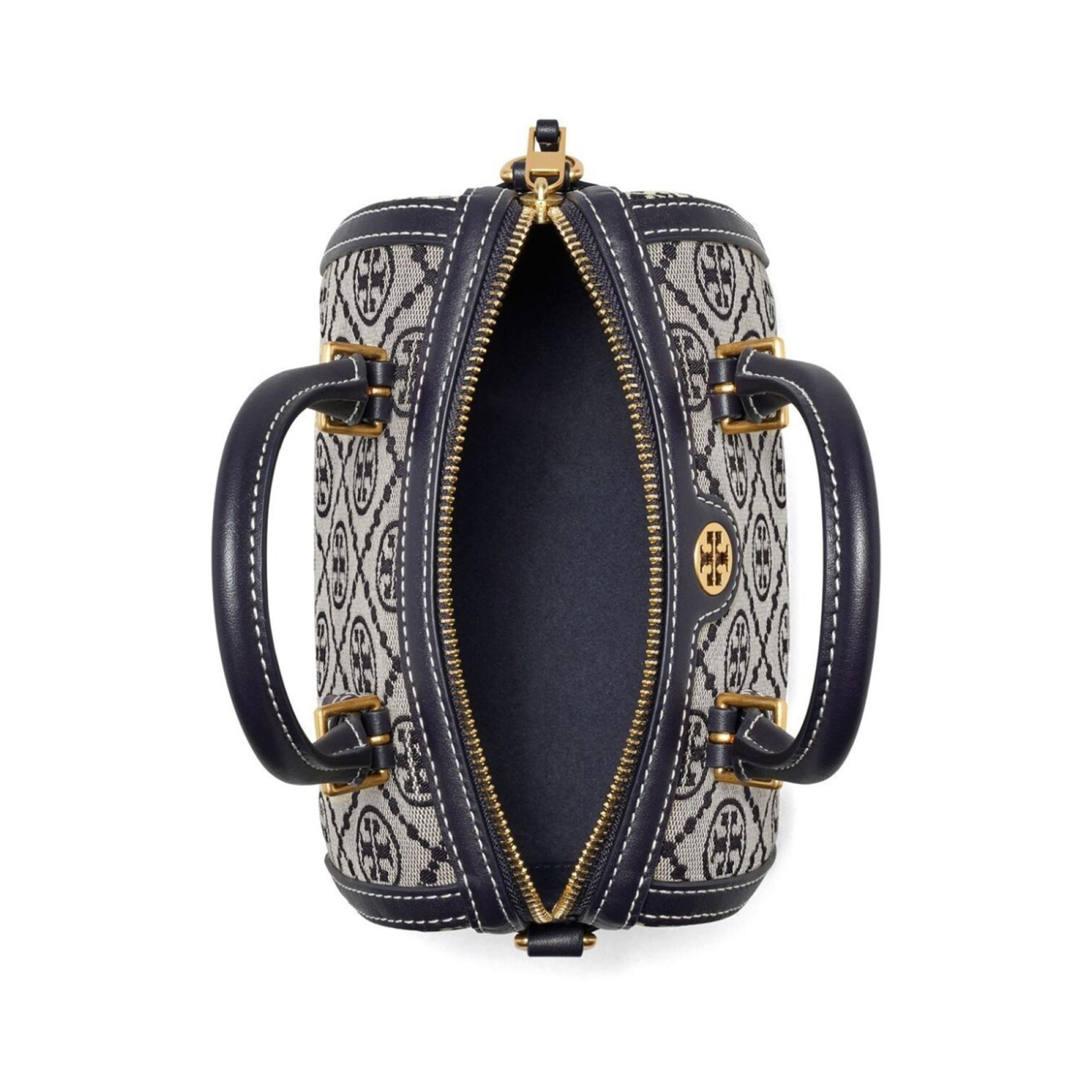 Tory Burch T Monogram Jacquard Barrel Petite Bag