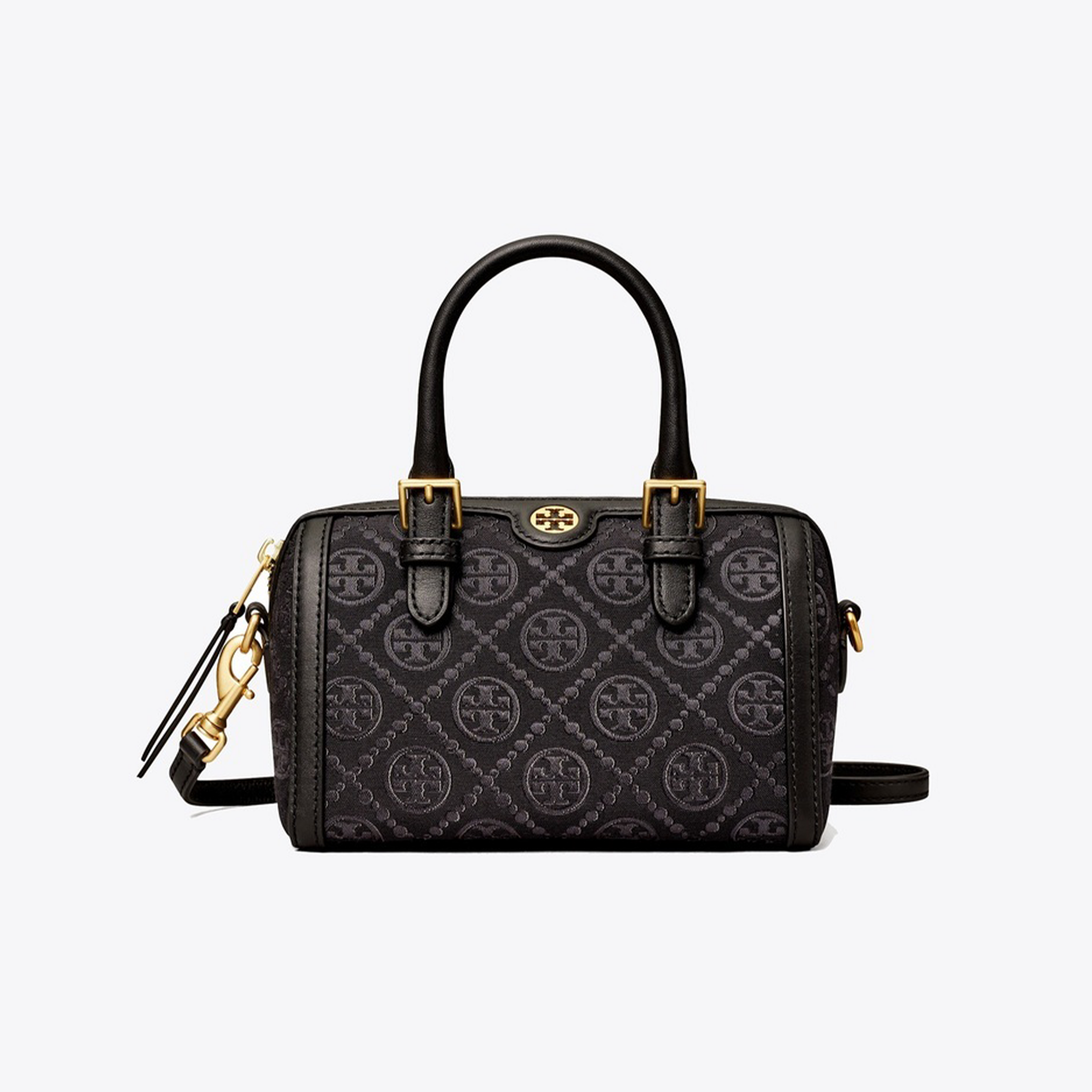 Tory Burch T Monogram Jacquard Barrel Petite Bag