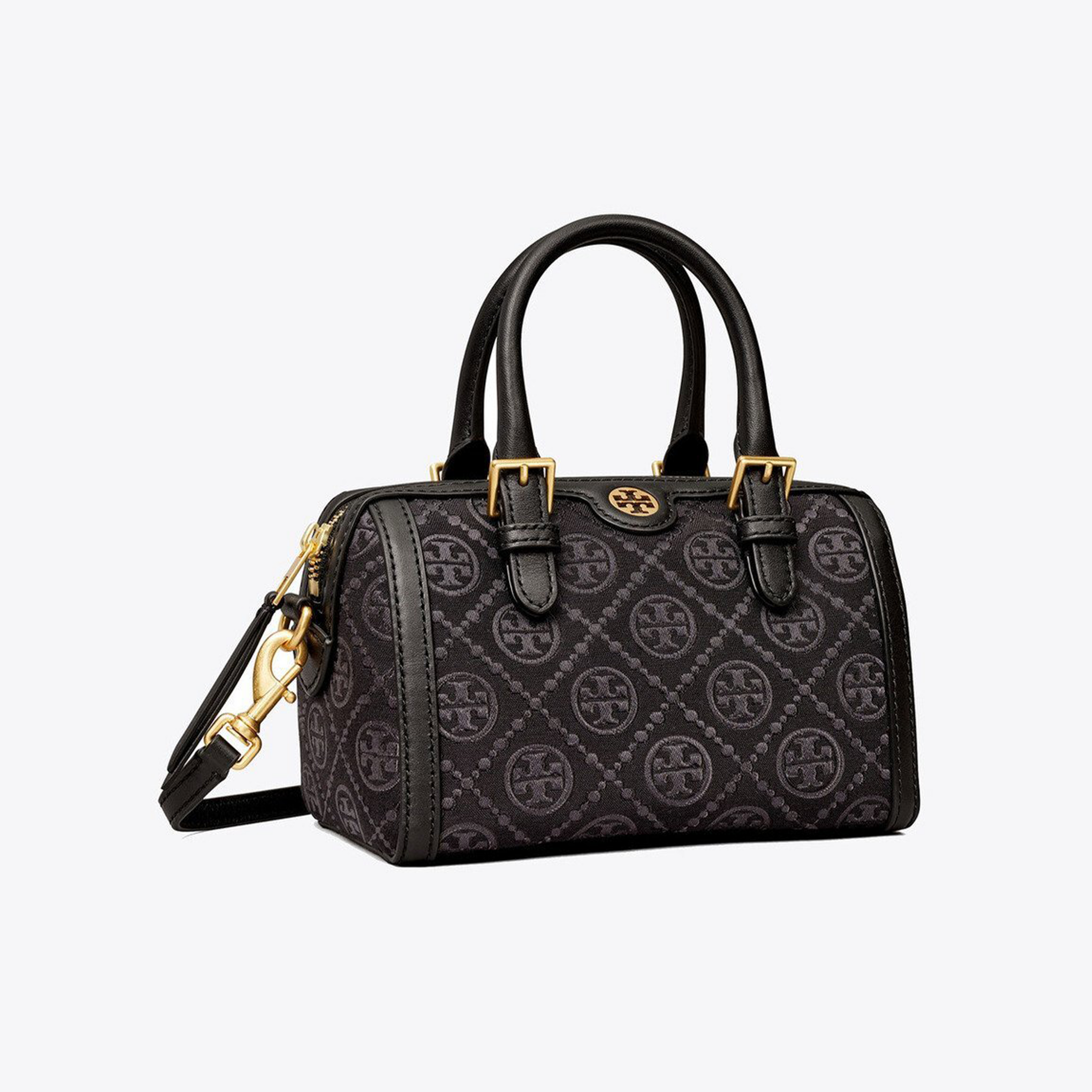 Tory Burch T Monogram Jacquard Barrel Petite Bag