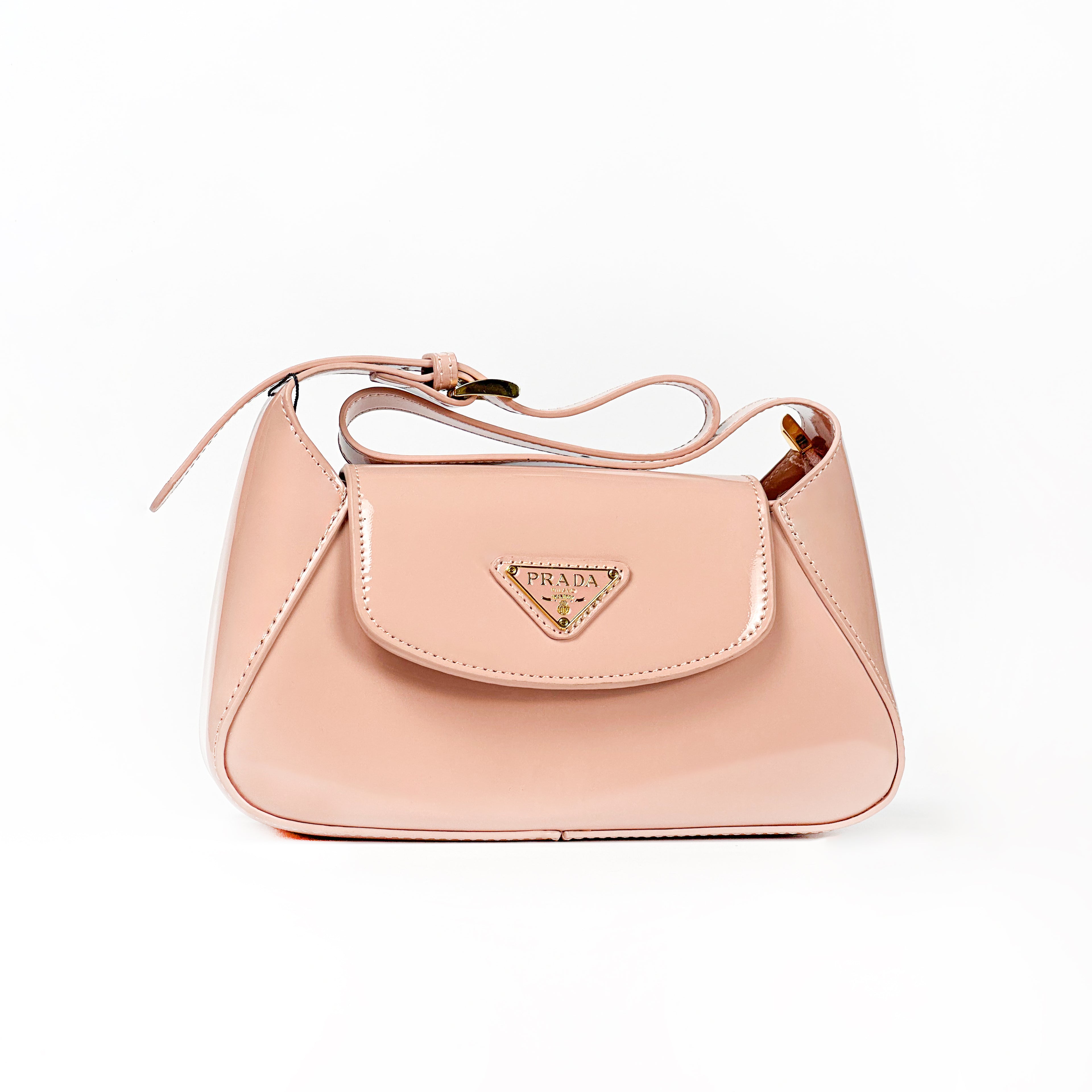PRADA Flap Shoulder Bag in Leather