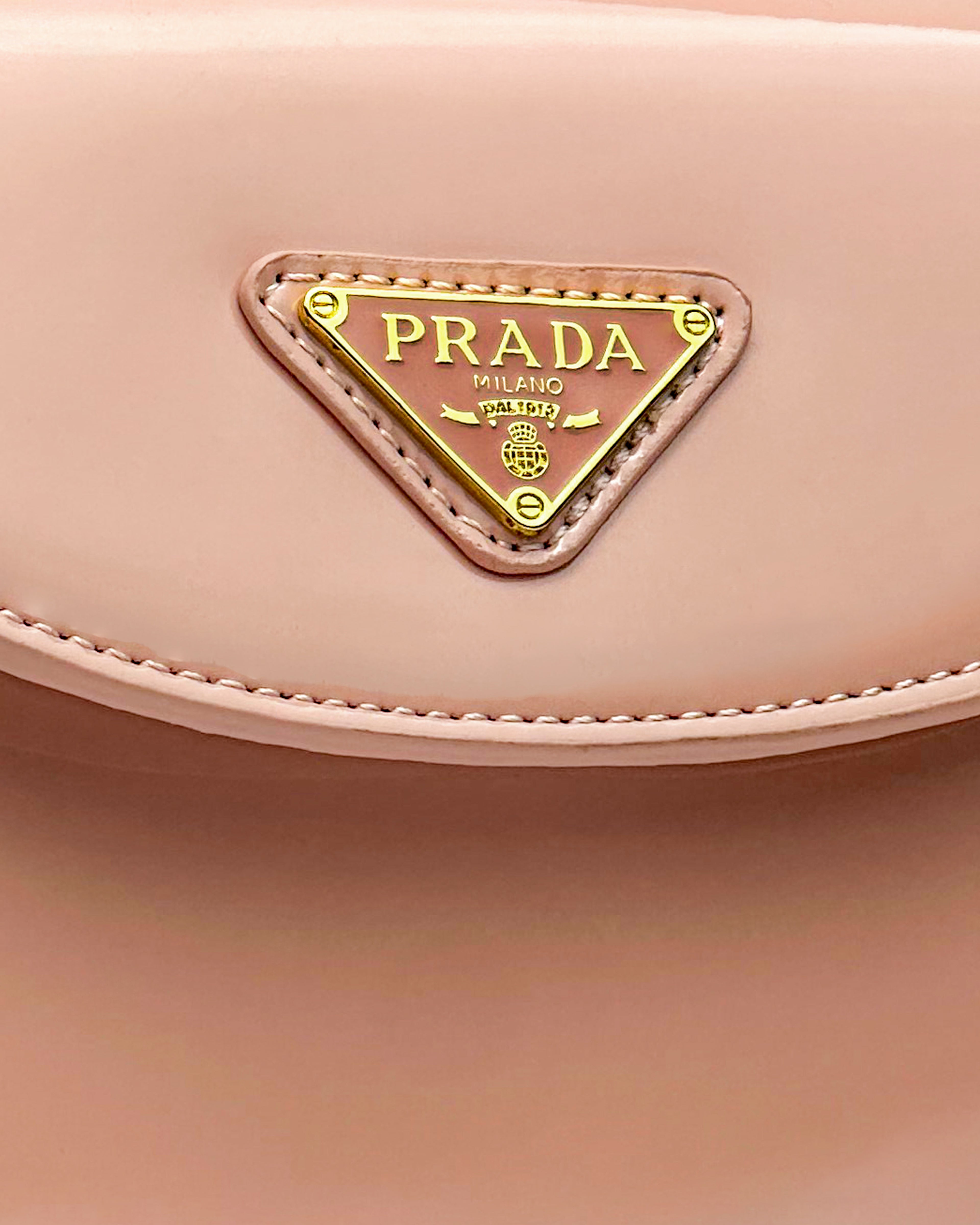 PRADA Flap Shoulder Bag in Leather