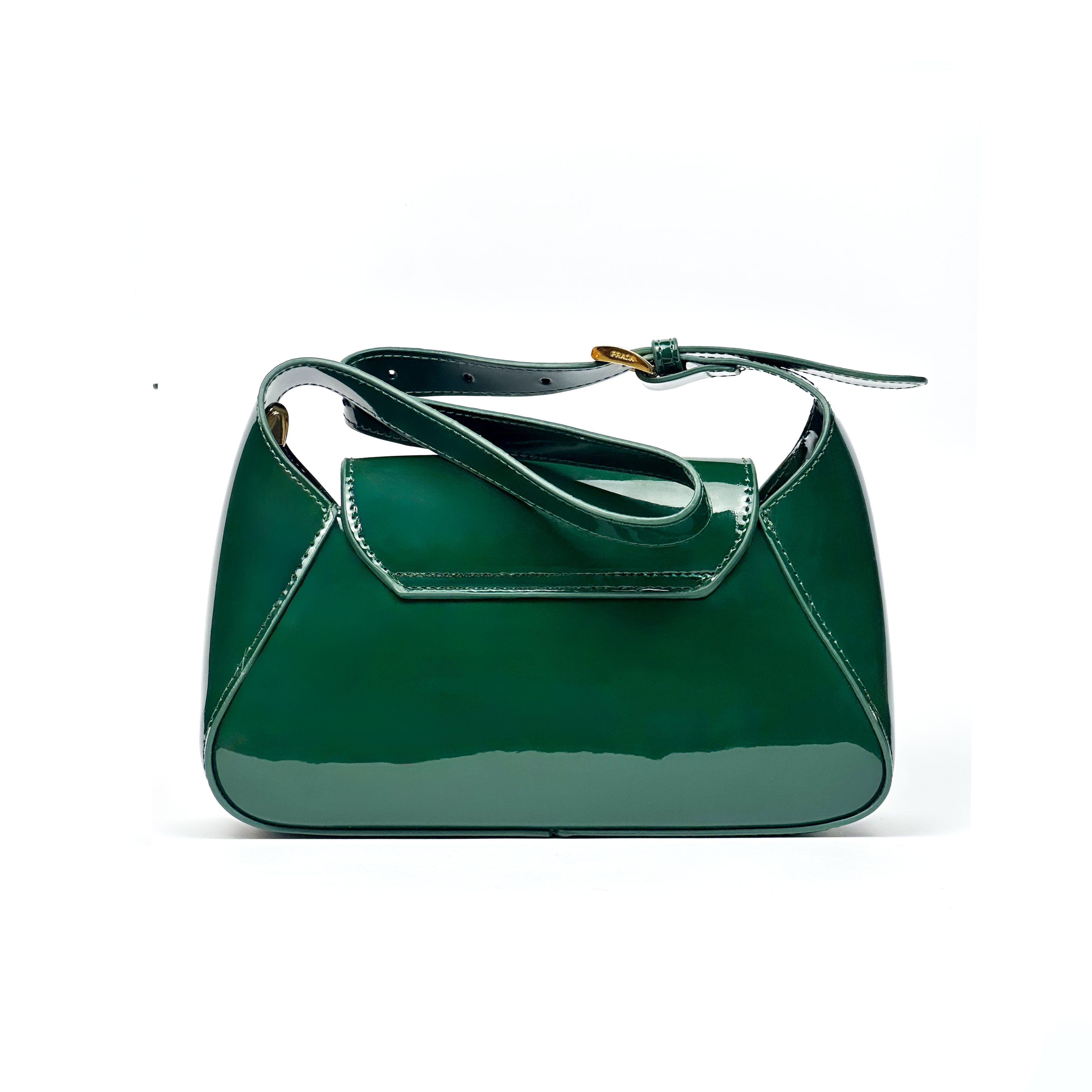 PRADA Flap Shoulder Bag in Leather