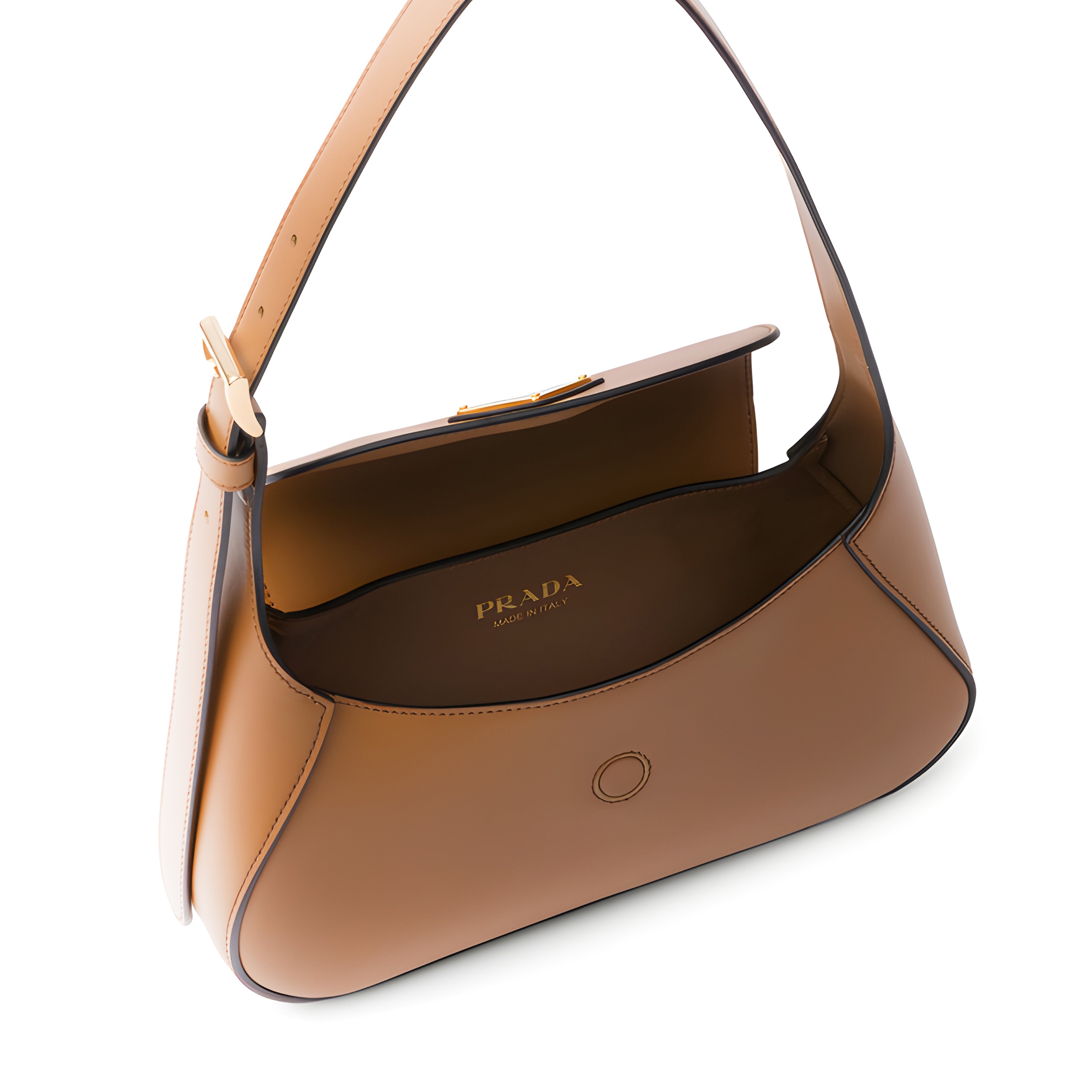 PRADA Flap Shoulder Bag in Leather