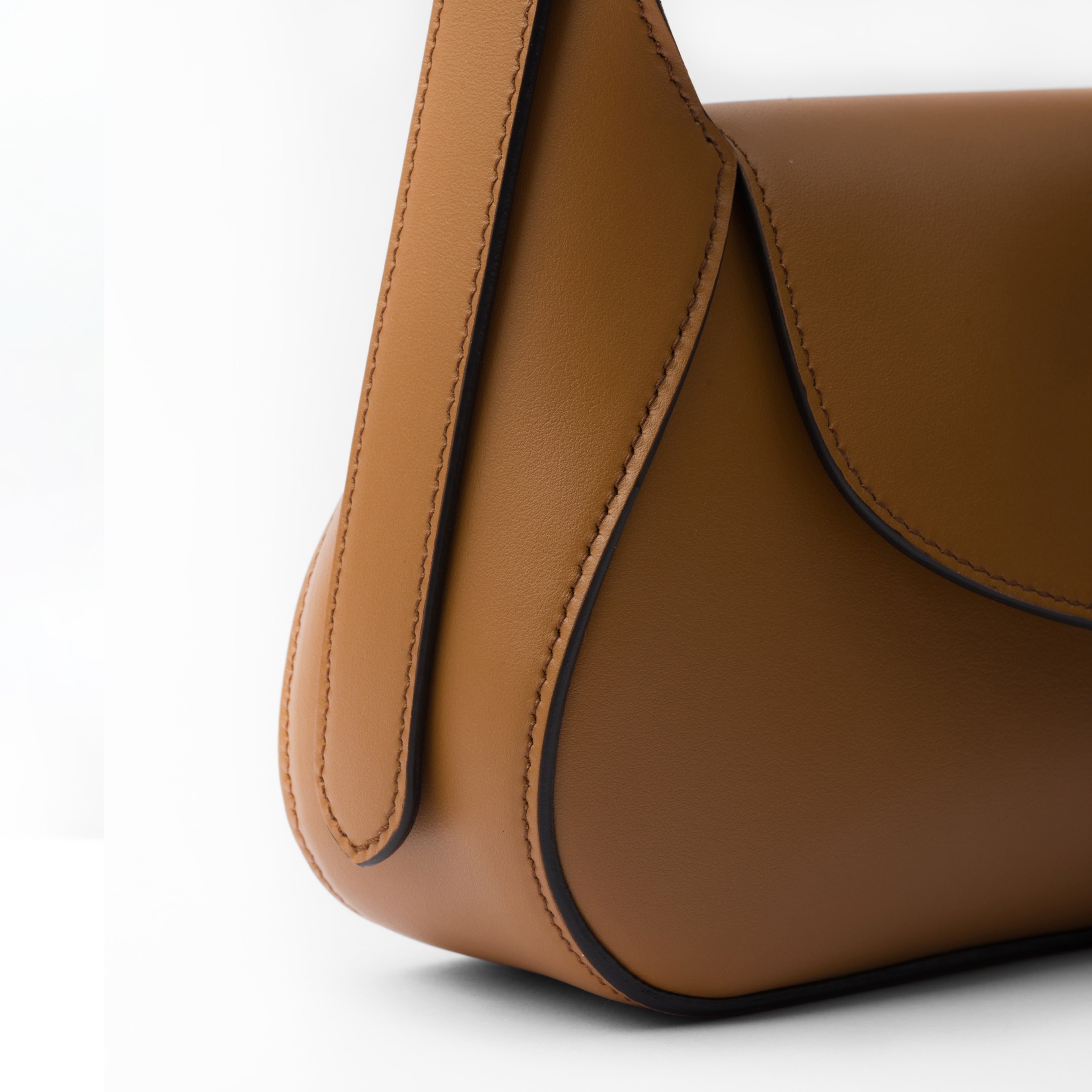 PRADA Flap Shoulder Bag in Leather