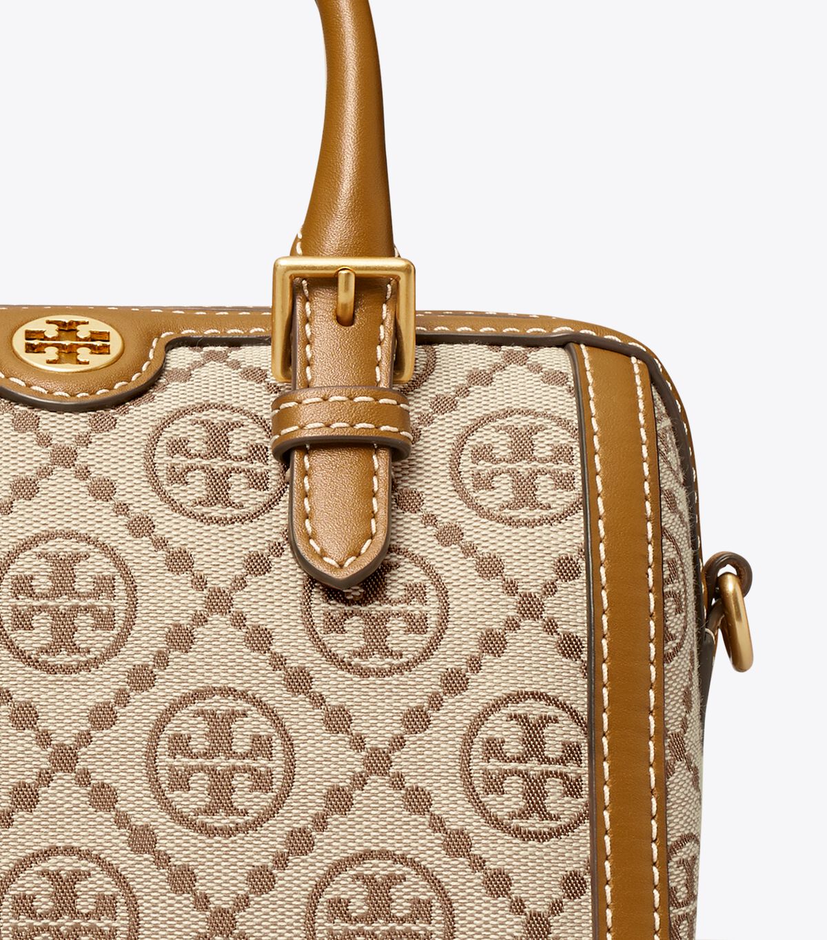 Tory Burch T Monogram Jacquard Barrel Petite Bag
