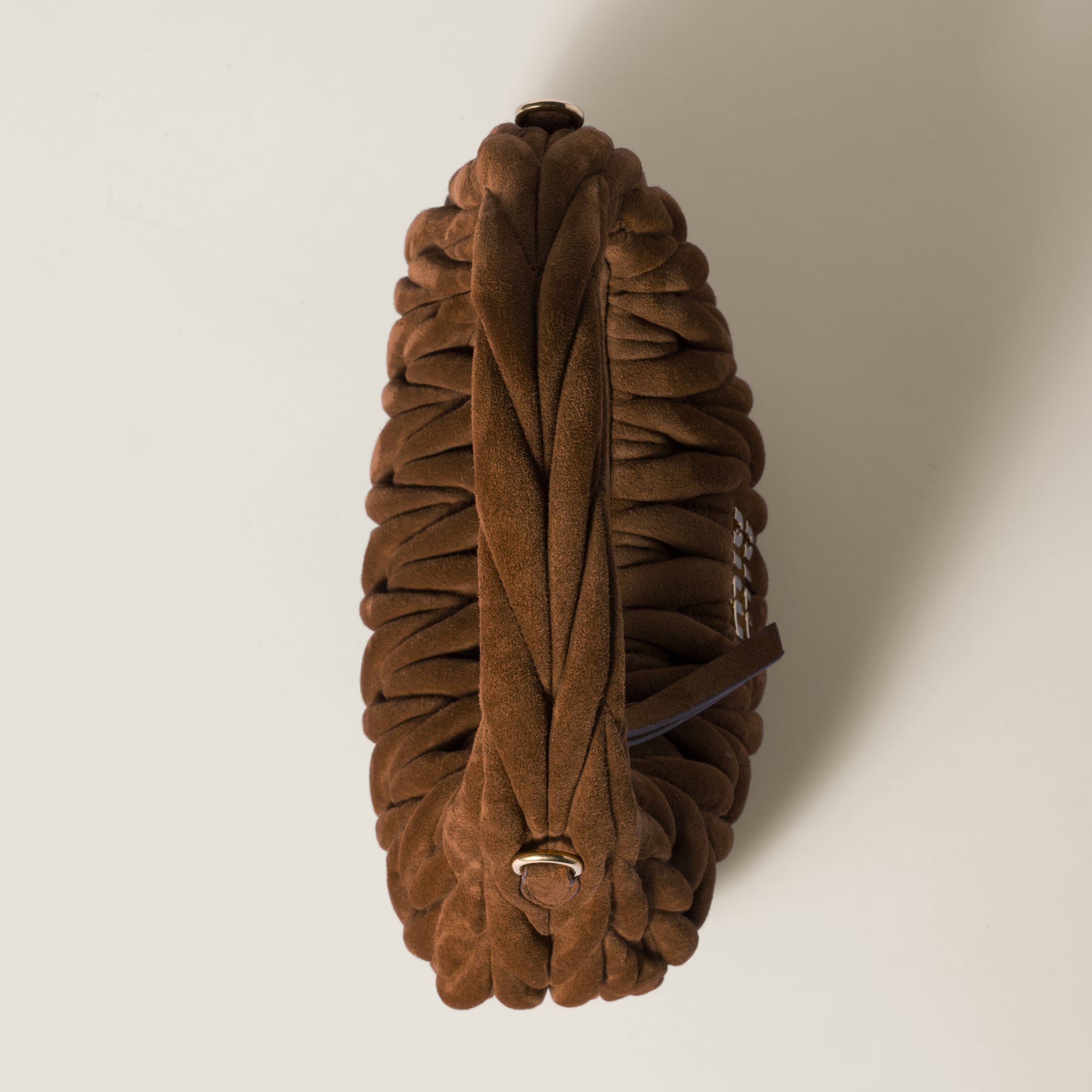 Miu Miu Wander matelassé nappa leather hobo bag